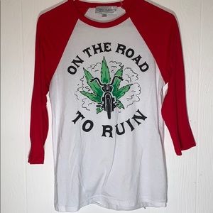 Gypsy Warrior on the road to ruin baseball tee